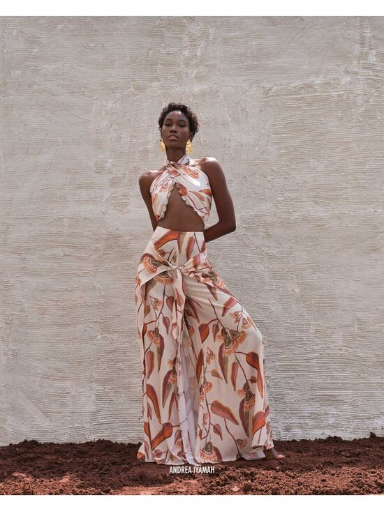Andrea Iyamah Dresses & Skirts - NWT Andrea Iyamah Floral Summer Wrap Maxi Skirt Size L